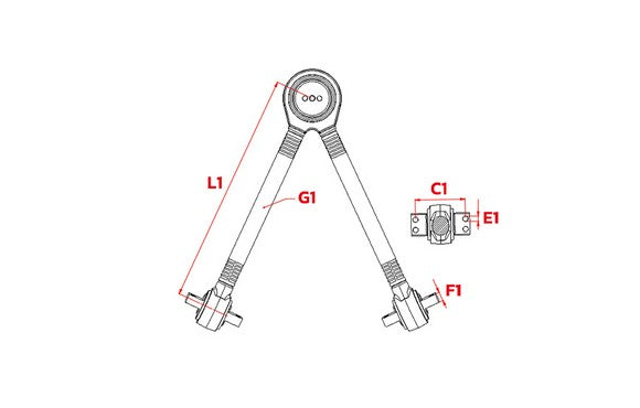 V Stay Arm (V-Rod) - Image 2